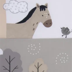 Lambs & Ivy Baby Farm Animals 5-Piece White/Taupe Baby Crib Bedding Set -Roommates Nursery Outlet Store GUEST 0032a7cd 8943 47e1 866c bb339c824636