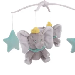 Disney Baby Dumbo Shine Bright Little Star Musical Mobile - Aqua/Gray/Yellow