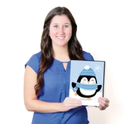 Big Dot Of Happiness Winter Penguins - Holiday Nursery Wall Art And Christmas Home Decor - 7.5 X 10 Inches - Set Of 3 Prints -Roommates Nursery Outlet Store GUEST 01e93410 e87a 43a8 bfba 751a1a22654e