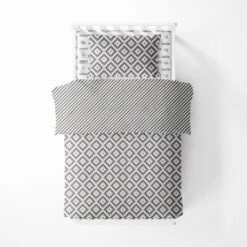 Bacati - Love Aztec Print Gray 4 Pc Toddler Bedding Set -Roommates Nursery Outlet Store GUEST 01f6929f 2505 49fa 9a1a 32e3527440a1