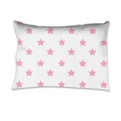 Bacati - Stars Pink Muslin 3 Pc Toddler Bed Sheet Set 100 Percent Cotton -Roommates Nursery Outlet Store GUEST 0306e966 f325 46a3 b698 727f4fa61750