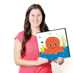 Big Dot Of Happiness Under The Sea Critters - Kids Home Decor - 11 X 11 Inches Nursery Wall Art - Set Of 4 Prints For Baby's Room -Roommates Nursery Outlet Store GUEST 07013293 4f87 4fa4 b222 9f484960e4fb