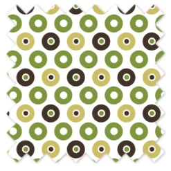 Bacati - Mod Dots Green Yellow Beige Chocolate 100 Percent Cotton Universal Baby US Standard Crib Or Toddler Bed Fitted Sheet -Roommates Nursery Outlet Store GUEST 082e35bd 6d71 4572 8b26 e6178b95fe88 1