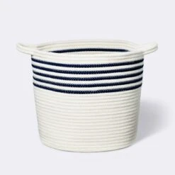 Coiled Rope Bin With Color Band - Cloud Island™ -Roommates Nursery Outlet Store GUEST 0901c62a 2148 47a4 9afd b3297d148d7b