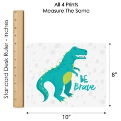 Big Dot Of Happiness Roar Dinosaur - Unframed Dino Trex Nursery And Kids Room Linen Paper Wall Art - Set Of 4 - Artisms - 8 X 10 Inches 8 Big Dot Of Happiness Roar Dinosaur - Unframed Dino Trex Nursery And Kids Room Linen Paper Wall Art - Set Of 4 - Artisms - 8 X 10 Inches -Roommates Nursery Outlet Store GUEST 0a918312 d6c4 4c0d 9e1a 5e33c79586fb