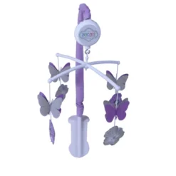 Bacati - Watercolor Floral Purple Gray 10 Pc Girls Crib Bedding Set With Long Rail Guard Cover -Roommates Nursery Outlet Store GUEST 0ede9010 141f 4263 9b1b d69c59b935af 1