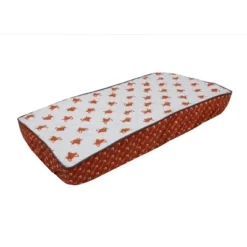 Bacati - Playful Fox Quilted Changing Pad Cover -Orange Arrows In Gussett -Roommates Nursery Outlet Store GUEST 10687a04 526c 4177 9f0d b8033ac8e44d