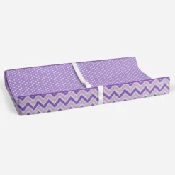 Bacati - MixNMatch Purple Pin Dots Changing Pad Cover -Roommates Nursery Outlet Store GUEST 11815a9e 8d61 4b2a 8067 43e0d22db7aa