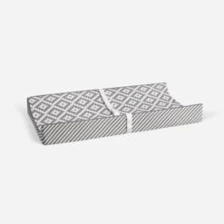 Bacati - Love Gray/White Warp Stripes Changing Pad Cover -Roommates Nursery Outlet Store GUEST 11c79ade 39c0 450b bf2c 633c6c3e25b3