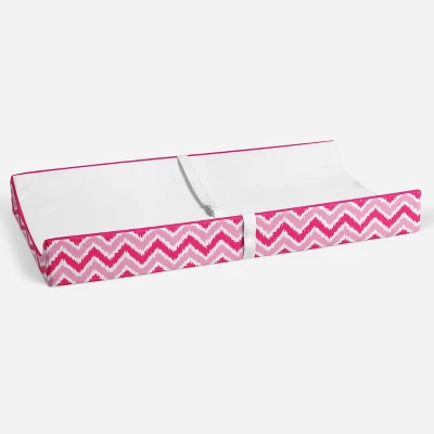 Bacati - MixNMatch Pink White Changing Pad Cover 3 Bacati - MixNMatch Pink White Changing Pad Cover - Image 3