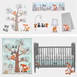 Bedtime Originals Woodland Friends Crib Bedding Set - 3pc