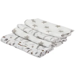 Bacati - Football Brown/Gray Muslin Swaddling Blankets Set Of 4 6 Bacati - Football Brown/Gray Muslin Swaddling Blankets Set Of 4 -Roommates Nursery Outlet Store GUEST 16bda20c 9426 41a2 8048 41bc8cbe8378