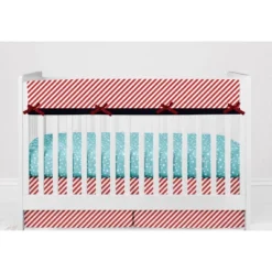 Bacati - Airspace Aqua Navy Green Red 6 Pc Crib Bedding Set With Long Rail Guard Cover 13 Bacati - Airspace Aqua Navy Green Red 6 Pc Crib Bedding Set With Long Rail Guard Cover -Roommates Nursery Outlet Store GUEST 170e174d 0c92 4599 b81d 8d0397eb935f 1