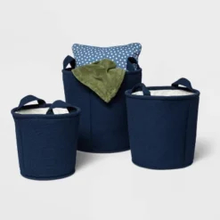 Waffle Kids' Storage Basket Navy - Pillowfort™ -Roommates Nursery Outlet Store GUEST 1af4806b 75d0 4b13 b1c7 f78d273d37d5