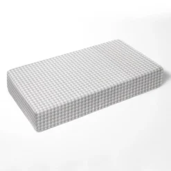 Bacati - Houndstooth Gray Muslin 3 Pc Toddler Bed Sheet Set 100 Pecent Cotton -Roommates Nursery Outlet Store GUEST 1c859793 aeec 4fc3 b09a 7704af2696ff