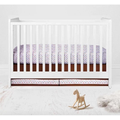 Bacati - Baby & Me Giraffe, Orange/Green/Blue/Red/Brown 3 Pc Crib Bedding Set 3 Bacati - Baby & Me Giraffe, Orange/Green/Blue/Red/Brown 3 Pc Crib Bedding Set - Image 3