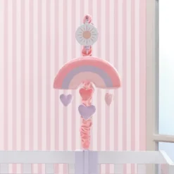 Bedtime Originals Rainbow Hearts Musical Baby Crib Mobile - Pink, Purple, Love -Roommates Nursery Outlet Store GUEST 1d691e08 d244 475c 9b6a 2d53156631d7