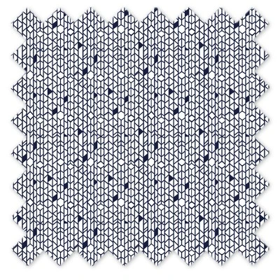 Bacati - Grid Navy 100 Percent Cotton Universal Baby US Standard Crib Or Toddler Bed Fitted Sheet 5 Bacati - Grid Navy 100 Percent Cotton Universal Baby US Standard Crib Or Toddler Bed Fitted Sheet - Image 5