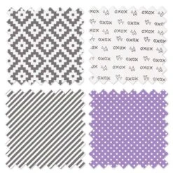 Bacati - Love Aztec Design/Print Gray Lilac 3 Pc Crib Bedding Set 7 Bacati - Love Aztec Design/Print Gray Lilac 3 Pc Crib Bedding Set -Roommates Nursery Outlet Store GUEST 21581714 0822 4b3a ac17 05a82608cb8b