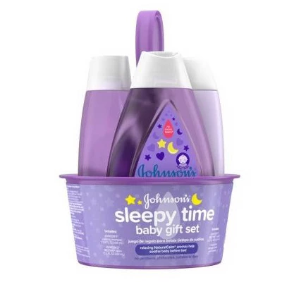 Johnson's Sleepy Time Bedtime Baby Gift Set Includes Baby Bath Shampoo, Wash & Body Lotion - 3ct 1 Johnson's Sleepy Time Bedtime Baby Gift Set Includes Baby Bath Shampoo, Wash & Body Lotion - 3ct