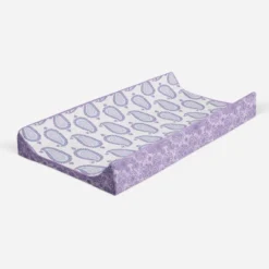 Bacati - Isabella Paisley Aqua/Lilac/Purple Paisley Changing Pad Cover -Roommates Nursery Outlet Store GUEST 28d97e7a 892f 4c73 bfb8 a5665126be44