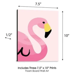 Big Dot Of Happiness Pink Flamingo - Tropical Summer Nursery Wall Art, Kids Room Decor & Home Decor - Gift Ideas - 7.5 X 10 Inches - Set Of 3 Prints -Roommates Nursery Outlet Store GUEST 2ad51911 0630 40da 9d78 28bfc77de89a