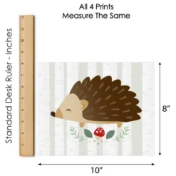 Big Dot Of Happiness Forest Hedgehogs - Unframed Woodland Nursery And Kids Room Linen Paper Wall Art - Set Of 4 - Artisms - 8 X 10 Inches 8 Big Dot Of Happiness Forest Hedgehogs - Unframed Woodland Nursery And Kids Room Linen Paper Wall Art - Set Of 4 - Artisms - 8 X 10 Inches -Roommates Nursery Outlet Store GUEST 2c1bd974 05ad 44a3 b000 a968d085ab7f