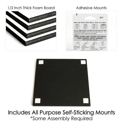 Big Dot Of Happiness Blue Baby Elephant - Kids Room, Nursery Decor And Home Decor - 11 X 11 Inches Nursery Wall Art - Set Of 4 Prints For Baby's Room 4 Big Dot Of Happiness Blue Baby Elephant - Kids Room, Nursery Decor And Home Decor - 11 X 11 Inches Nursery Wall Art - Set Of 4 Prints For Baby's Room - Image 4