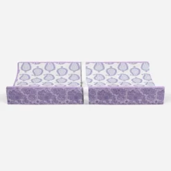 Bacati - Isabella Paisley Aqua/Lilac/Purple Paisley Changing Pad Cover -Roommates Nursery Outlet Store GUEST 310da7dd a7ab 4501 bedd 3d25aece4e53