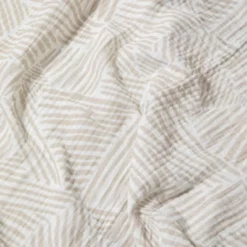 Babyletto Oat Stripe Muslin Swaddle Blanket