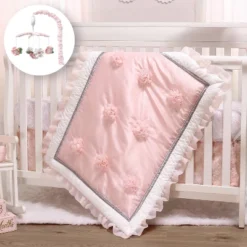 The Peanutshell Arianna Crib Bedding Set, Pink Floral, 4pc To 12 Pc, For Girls 16 The Peanutshell Arianna Crib Bedding Set, Pink Floral, 4pc To 12 Pc, For Girls -Roommates Nursery Outlet Store GUEST 33f0820c 30d5 4868 b48d c63e9e9ee15f