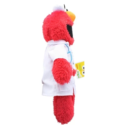 Enesco Gund Sesame Street 9.5 Inch Doctor Elmo Collectible Plush 1 Enesco Gund Sesame Street 9.5 Inch Doctor Elmo Collectible Plush