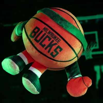 Bleacher Creatures Milwaukee Bucks 8" Kuricha Basketball Sitting Plush 2 Bleacher Creatures Milwaukee Bucks 8" Kuricha Basketball Sitting Plush - Image 2