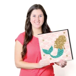 Big Dot Of Happiness Let's Be Mermaids - Kids Room, Nursery Decor And Home Decor - 11 X 11 Inches Nursery Wall Art - Set Of 4 Prints For Baby's Room -Roommates Nursery Outlet Store GUEST 3ab76e50 9e18 4fa6 81be f470f8cbff7f