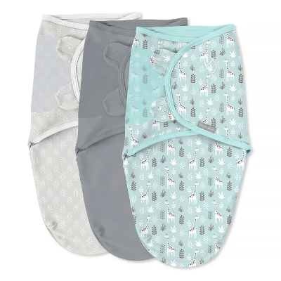 SwaddleMe By Ingenuity Original Swaddle Wrap - Our Tall Friends - S/M - 0-3 Months - 3pk 7 SwaddleMe By Ingenuity Original Swaddle Wrap - Our Tall Friends - S/M - 0-3 Months - 3pk - Image 7