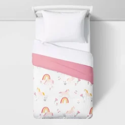 Unicorn Cotton Kids' Comforter Set - Pillowfort™
