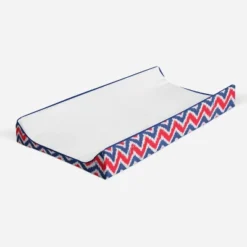 Bacati - MixNMatch Navy/Red White Changing Pad Cover -Roommates Nursery Outlet Store GUEST 3b8b09f8 61e5 41fb 9c2f ab02a465b397