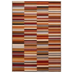 Modern Striped Block Non-Slip Washable Indoor/ Outdoor Area Rug By Blue Nile Mills -Roommates Nursery Outlet Store GUEST 3e451172 5149 498b 91af a276d25ffdba