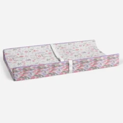 Bacati - Jungle Safari Lilac/Coral Muslin Quilted Changing Pad Cover -Roommates Nursery Outlet Store GUEST 3f2ad0b9 4b48 46b9 856b 94a34c227a82