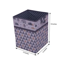 Bacati - Woodlands Gray/Beige Neutral Collapsible Laundry Hamper 11 Bacati - Woodlands Gray/Beige Neutral Collapsible Laundry Hamper -Roommates Nursery Outlet Store GUEST 3fcfb5d0 51a8 41db a367 9b8fa567792a