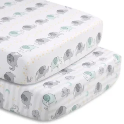 The Peanutshell Elephant Dreams 5-Piece Baby Crib Bedding Set With Quilt And Blanket -Roommates Nursery Outlet Store GUEST 430d2554 6475 4c21 a473 69ce35decf8c