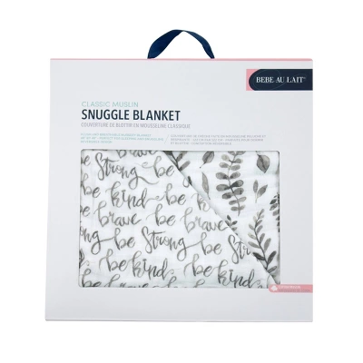 Bebe Au Lait Muslin Snuggle Blanket 4 Bebe Au Lait Muslin Snuggle Blanket - Image 4