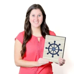 Big Dot Of Happiness Ahoy - Nautical - Boy Nursery Wall Art And Kids Room Decorations - Gift Ideas - 7.5 X 10 Inches - Set Of 3 Prints -Roommates Nursery Outlet Store GUEST 45c624ee 8d84 4fd6 a02e 9549d124d26c