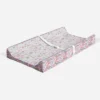 Bacati - Jungle Safari Lilac/Coral Muslin Quilted Changing Pad Cover