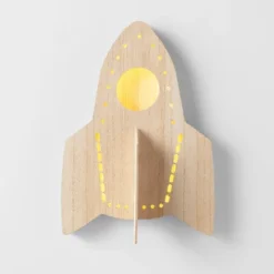 Rocket Wood Lit Kids' Wall Decor - Pillowfort™ -Roommates Nursery Outlet Store GUEST 4a515d22 9dea 41b4 86e9 c8c56af82063