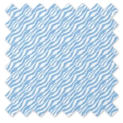 Bacati - Ikat Blue Zebra Muslin 100 Percent Cotton Muslin Universal Baby US Standard Crib Or Toddler Bed Fitted Sheet -Roommates Nursery Outlet Store GUEST 4b07699d 7662 4691 8988 b7bfa35fcd1c