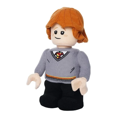 Manhattan Toy Company LEGO® Ron Weasley™ Minifigure Plush 12" Character 4 Manhattan Toy Company LEGO® Ron Weasley™ Minifigure Plush 12" Character - Image 4
