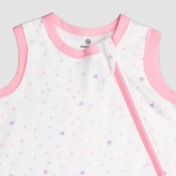 Honest Baby Organic Cotton Interlock Wearable Blanket All Seasons - Love Dot