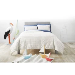 Jersey Wave Kids' Comforter Set - Pillowfort™ -Roommates Nursery Outlet Store GUEST 519183ec 455c 4f30 8e6e 18439ce81c48