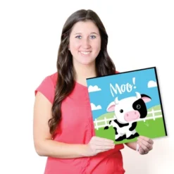 Big Dot Of Happiness Farm Animals - Barnyard Kids Home Decor - 11 X 11 Inches Nursery Wall Art - Set Of 4 Prints For Baby's Room -Roommates Nursery Outlet Store GUEST 520ece00 8613 486c b774 30d95ab42b88